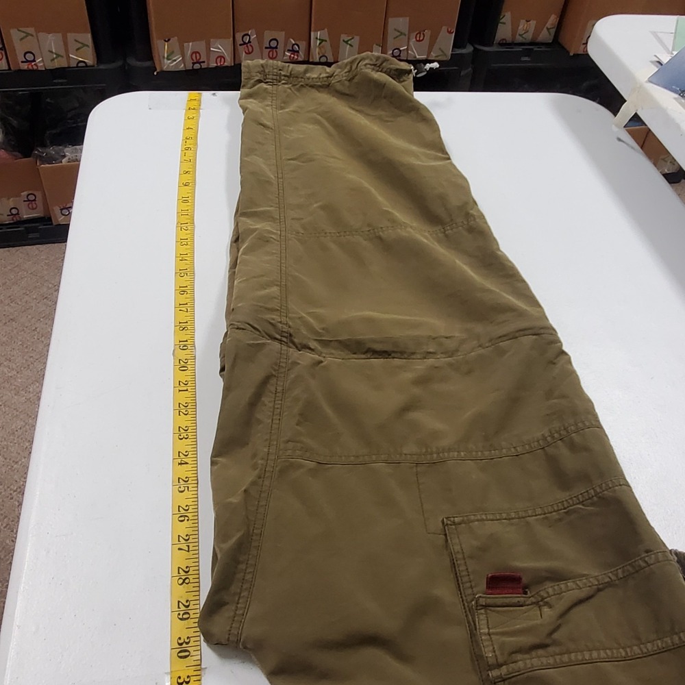 Abercrombie & Fitch Mens Vintage Y2K Paratrooper Pants Size L Military Cargo - Picture 8 of 14